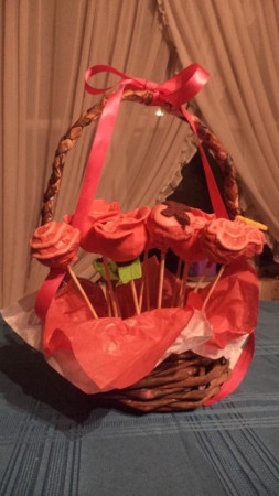 Canasto con popcakes